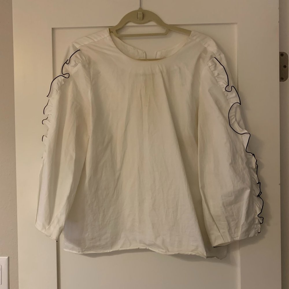 Tibi White Blouse